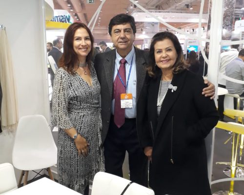 Luciana Delamare, Diretora de Planejamento e Projetos da TurisRio, Liberato Pinto, Diretor de Turismo da Neltur e Tetê Bezerra, Presidente da Embratur.